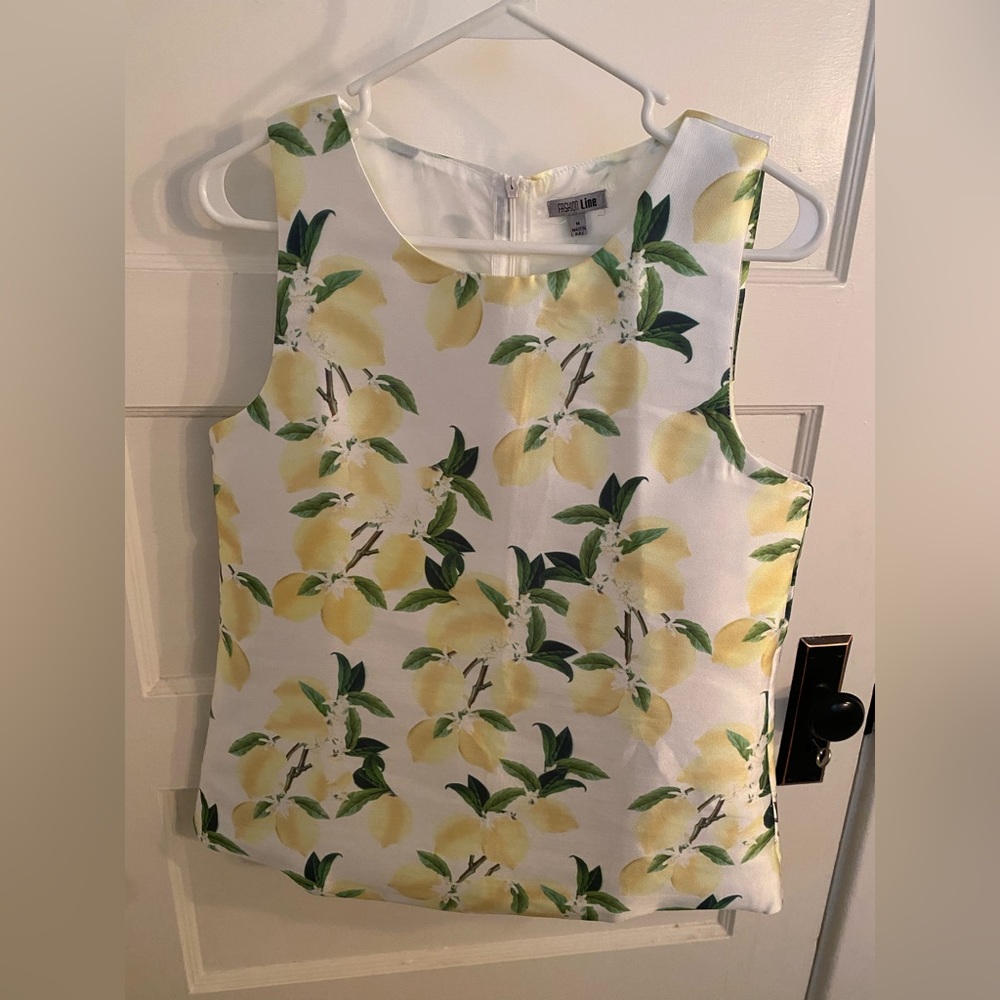 Lemon Structured Tank Top